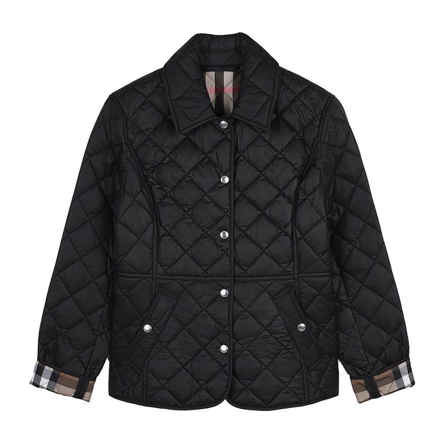 BURBERRY Women’s Quilted Jacket Black Cawthorne