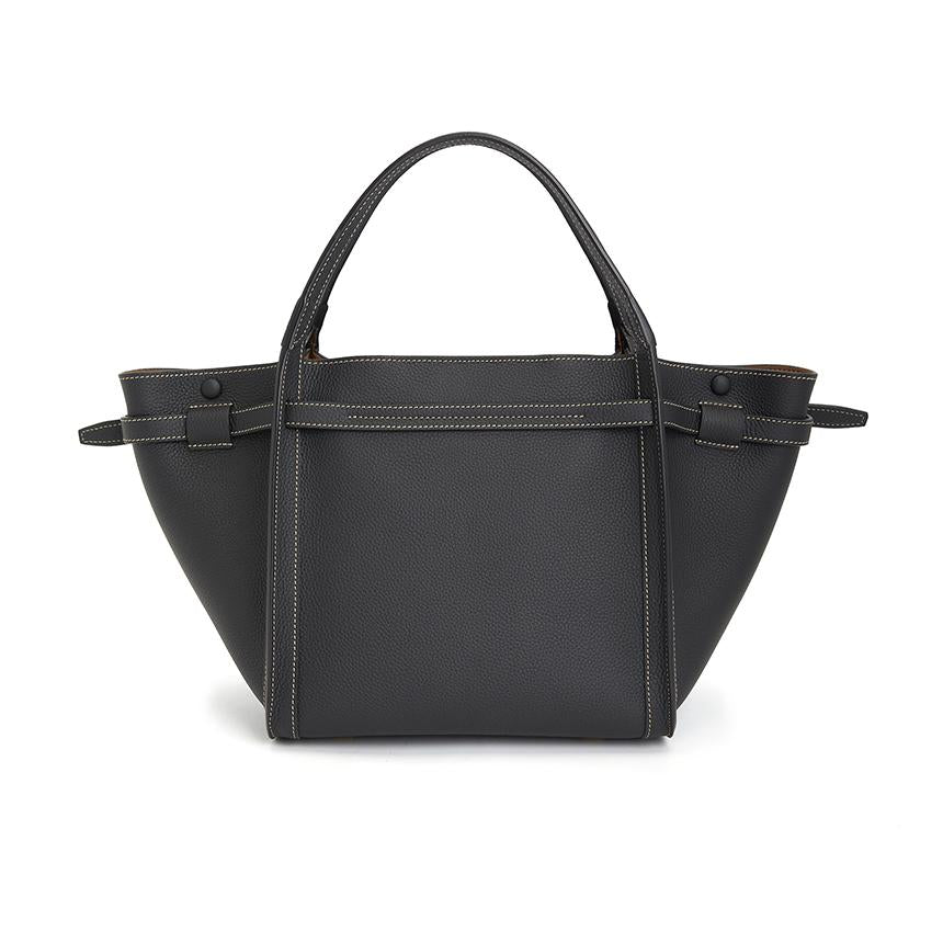 Tods Small Women’s Shopper Tote Bag Black Leather XBWTIMA0200 WKAB999