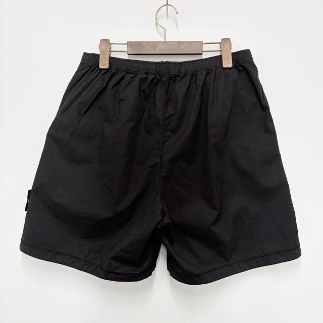 STONE ISLAND Tela Parachute Cotton Shorts V0029 Black Men’s