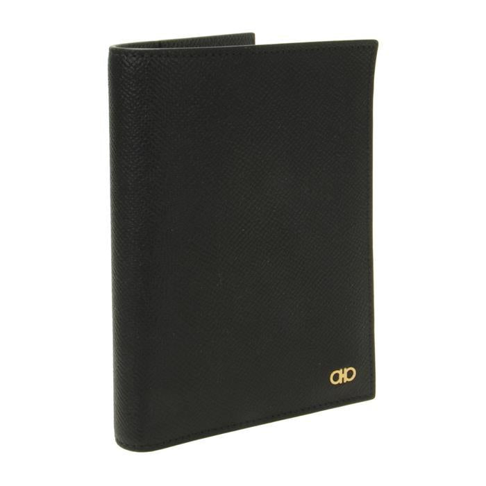 Ferragamo Gancini Leather Passport Wallet 66 1563 0779717