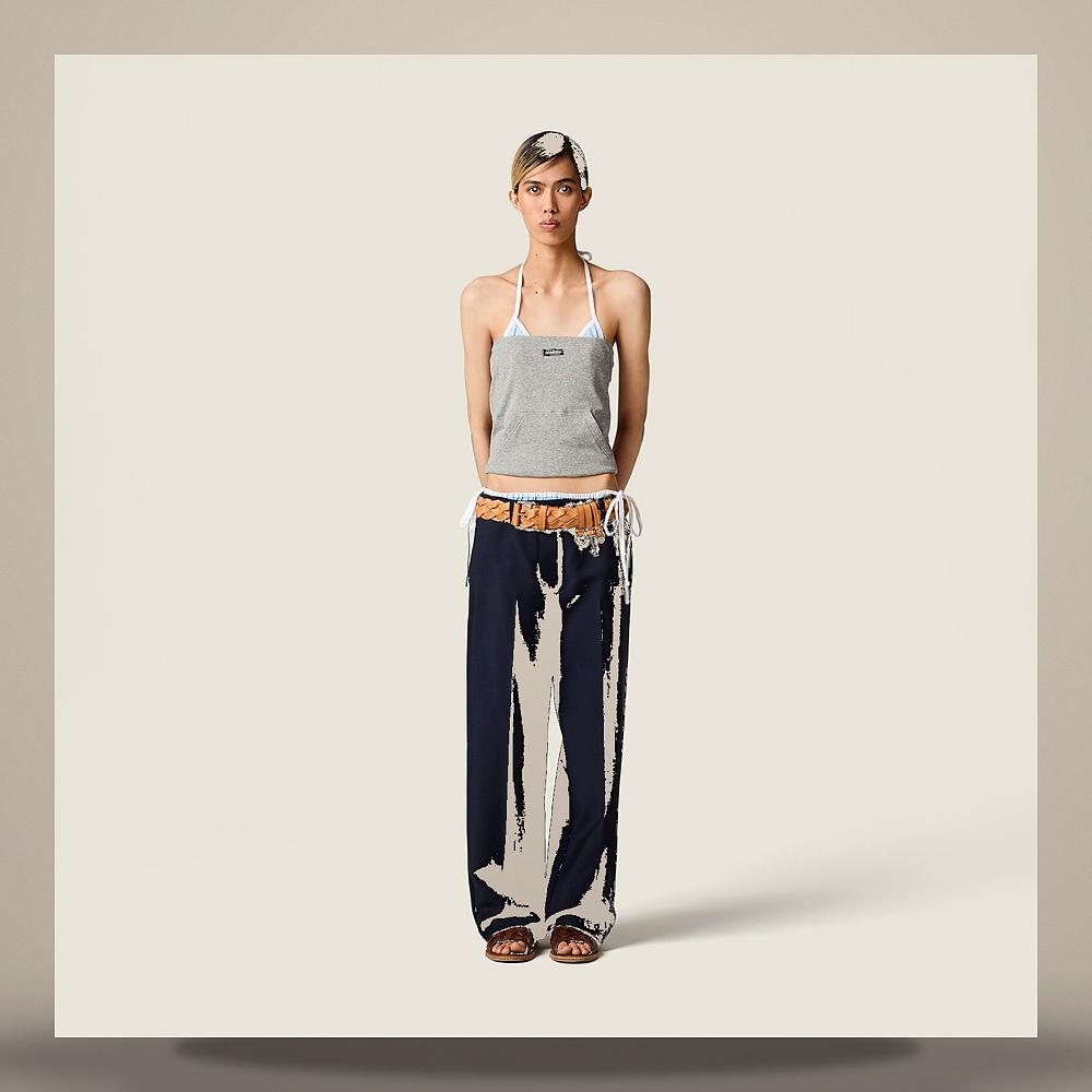 Miu Miu Rib Knit Jersey Top T-Shirt MJT740 192C F0031