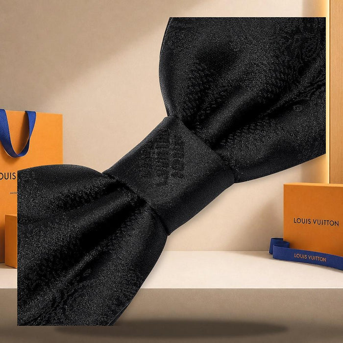 Louis Vuitton Black Damier Bandana Bow Tie M96917