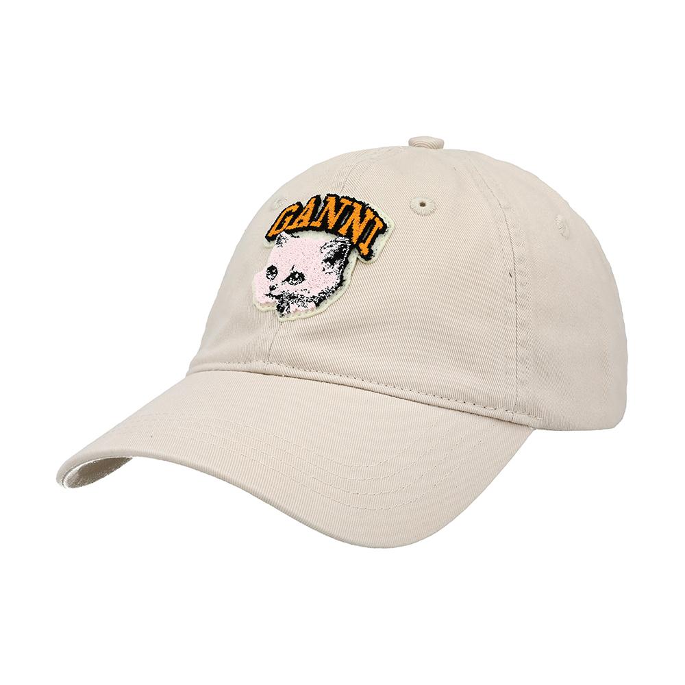 GANNI Cat Logo Cap Women’s Hat A7096 135
