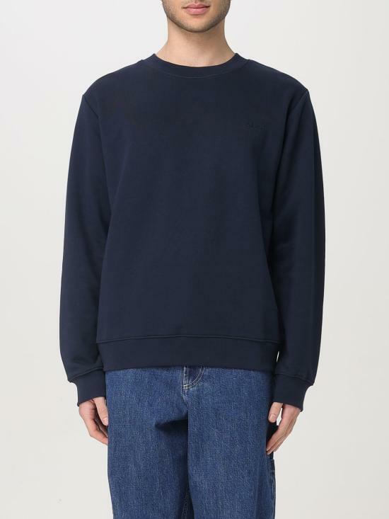 A.P.C. Standard Logo Embroidered Sweatshirt for Men