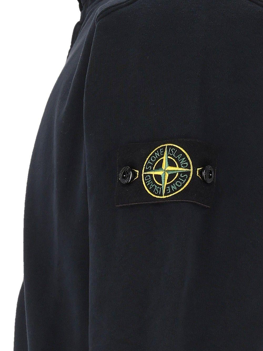 STONE ISLAND Black Knit Cardigan for Men