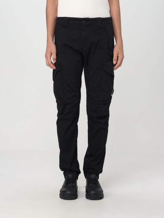 CP Company Stretch Sateen Utility Cargo Pants Black