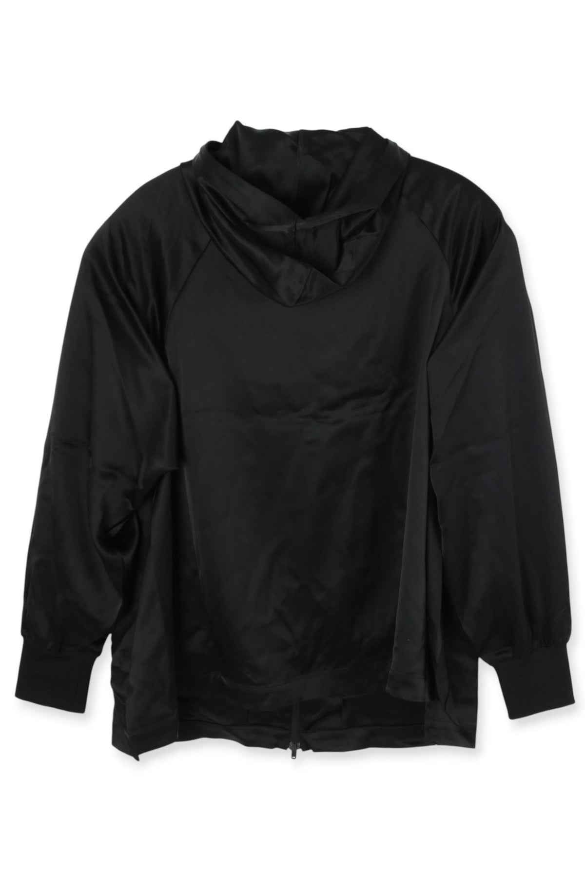 Y-3 Tech Silk Zip Hooded Jacket Black
