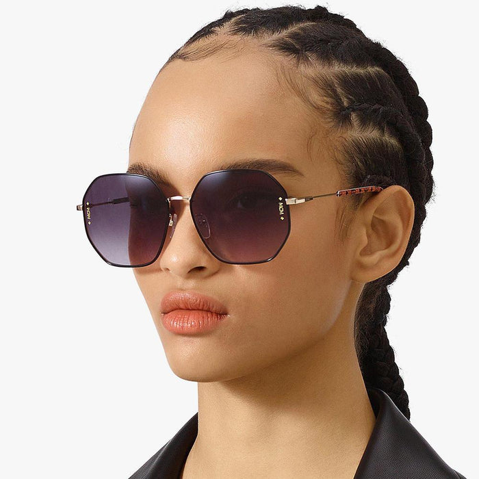 MCM Geometric Oversized Sunglasses Unisex MCM165SLB 015