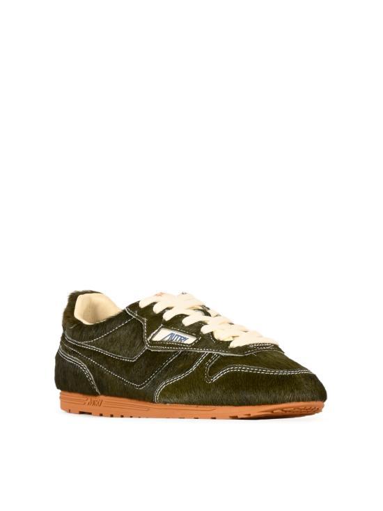 AUTRY Windspin Leather Sneakers Women’s White WSLW BN05 MILITARY DOM