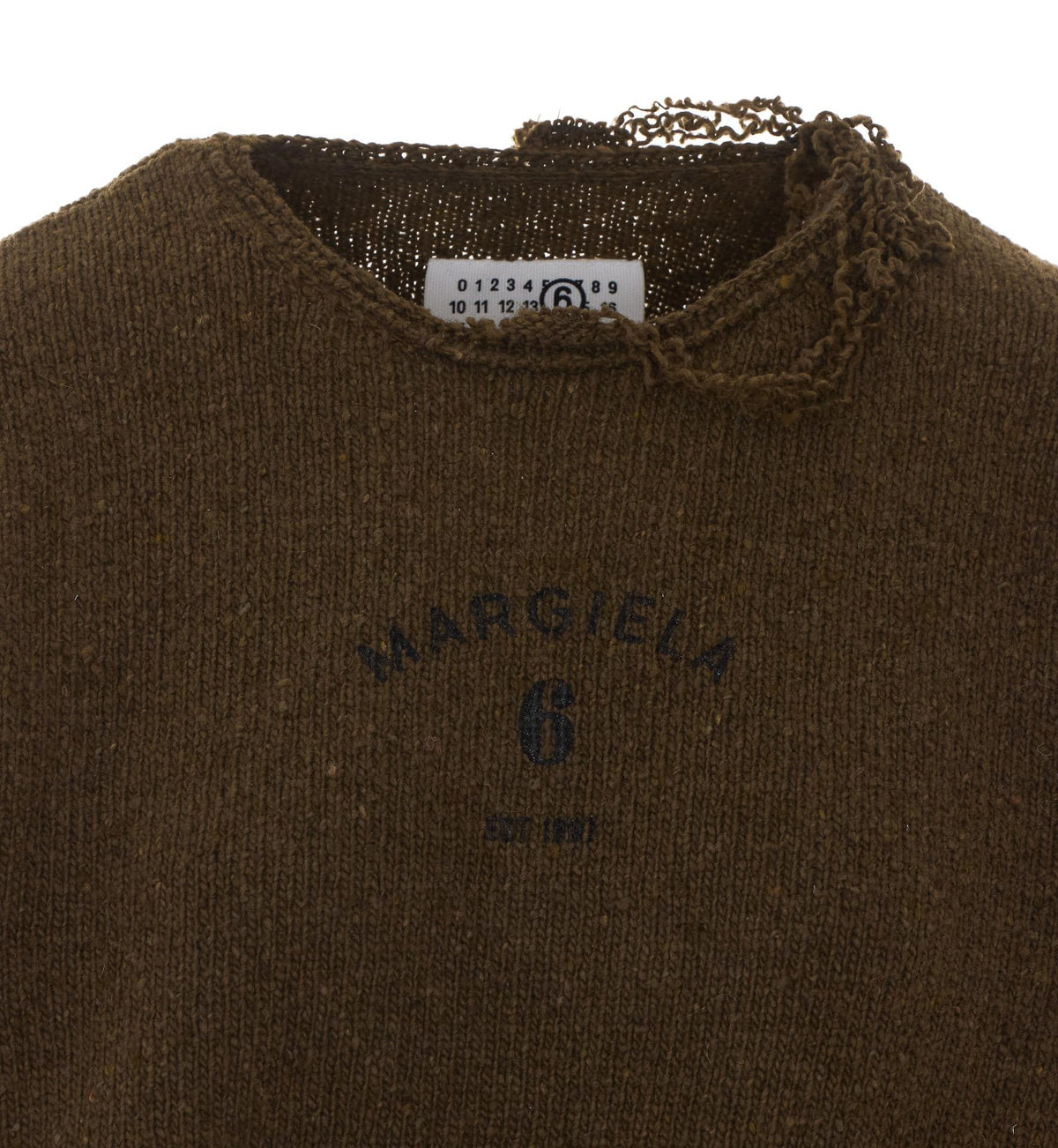 Maison Margiela Knit Wool Crewneck Sweatshirt Women’s FW26