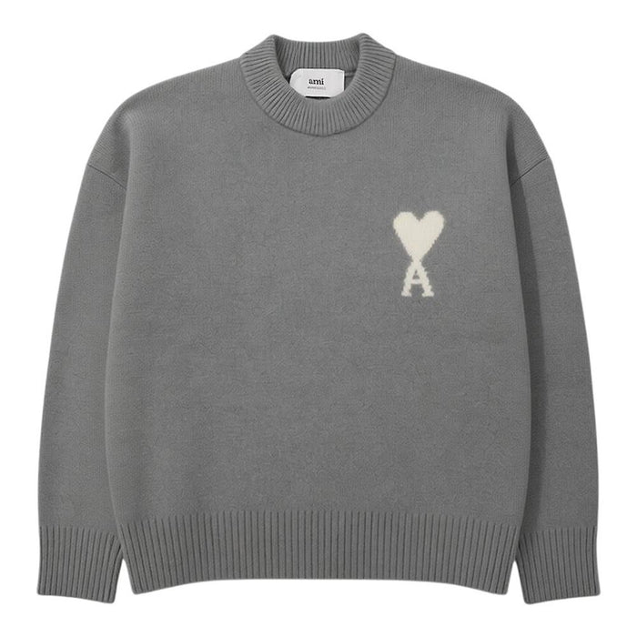 AMI Unisex Big Heart Logo Turtleneck Sweater