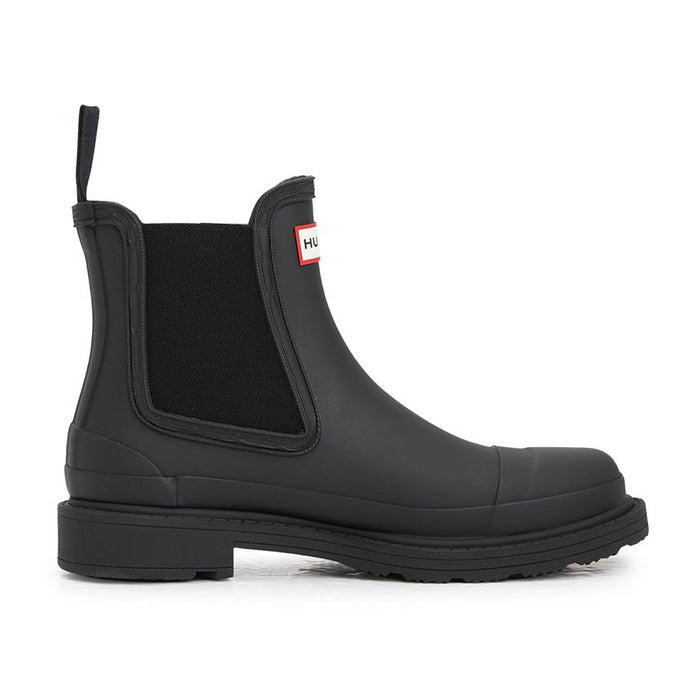 HUNTER Commando Chelsea Rain Boots for Women WFS1018RMA BLK