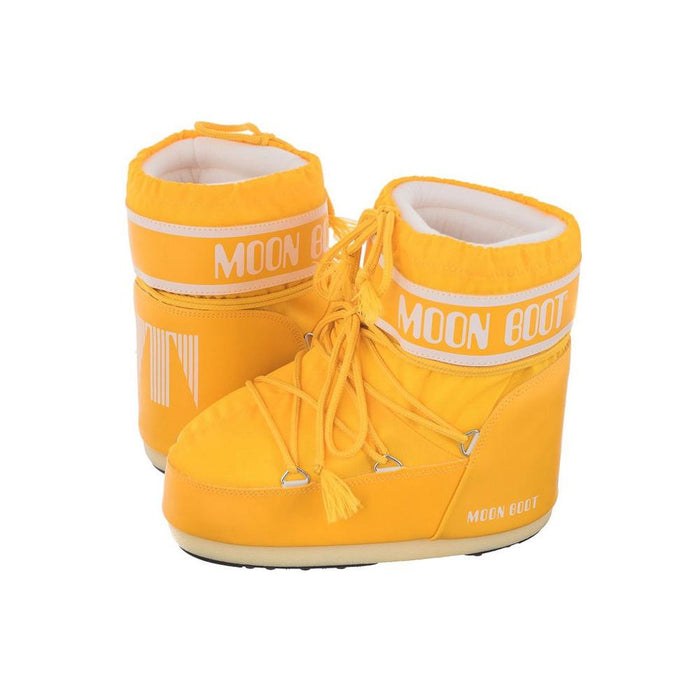 MOON BOOT Yellow Icon Low Snow Boots Men’s Chelsea Style