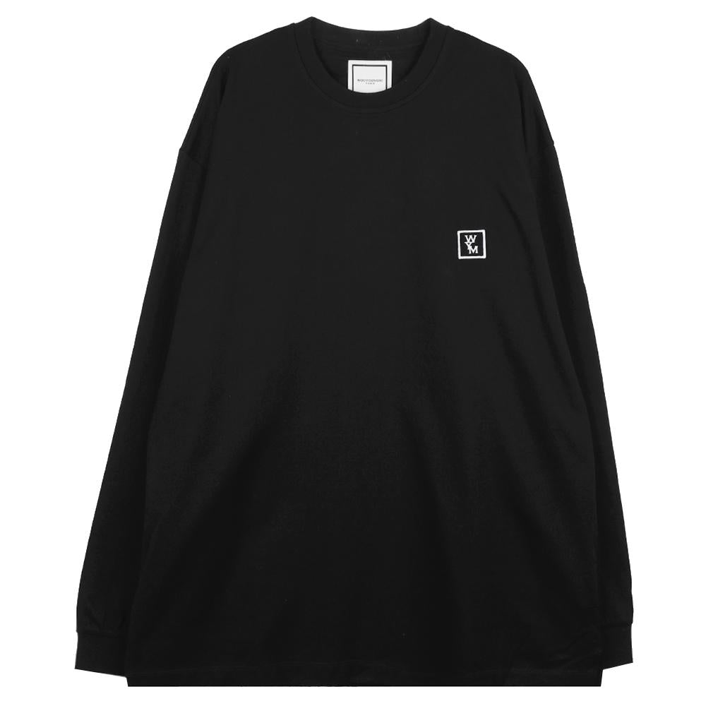 WOOYOUNGMI Logo Long Sleeve T-Shirt Men’s Black Cotton W261TS51 713B