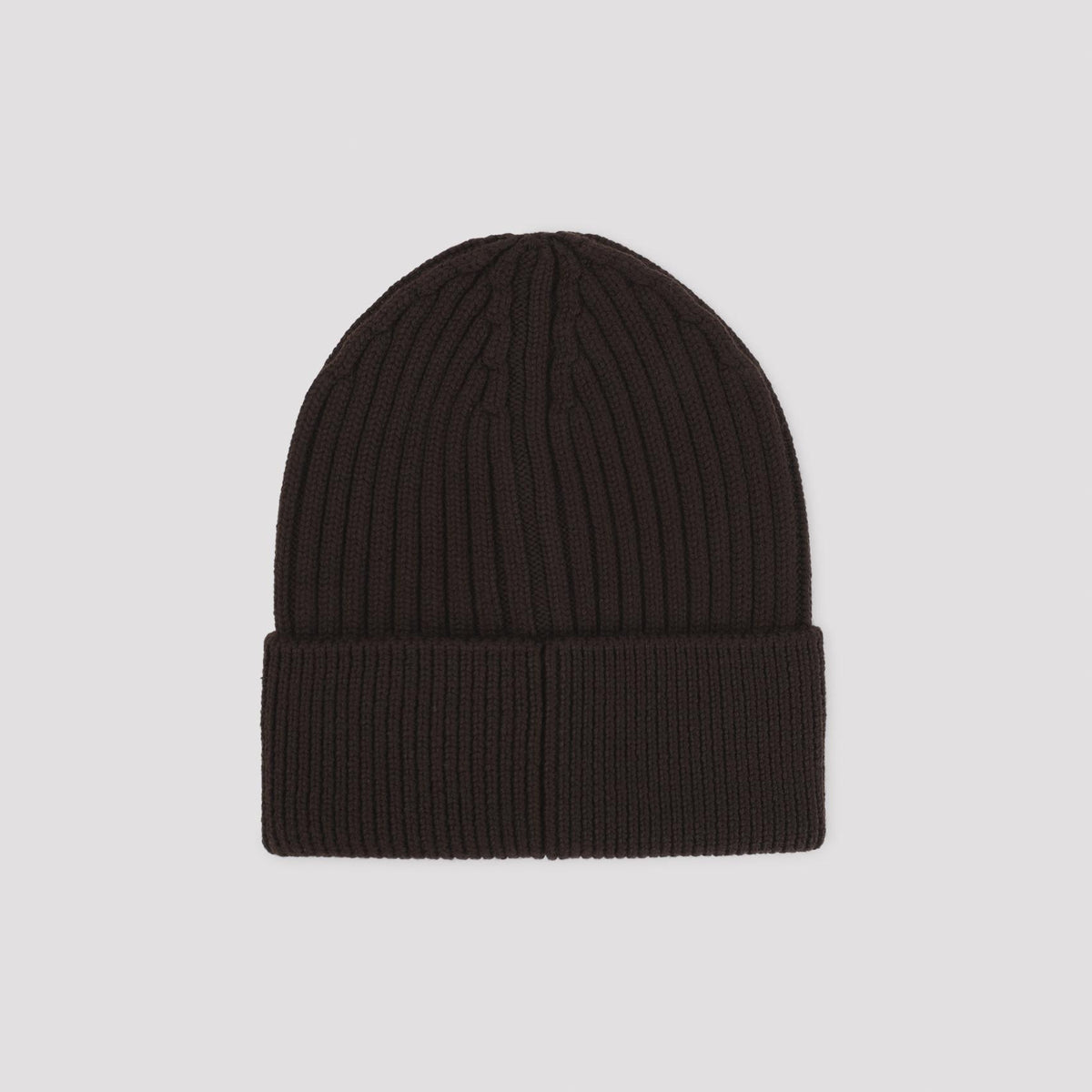 Moncler Wool Rib Knit Beanie Hat Black Men’s