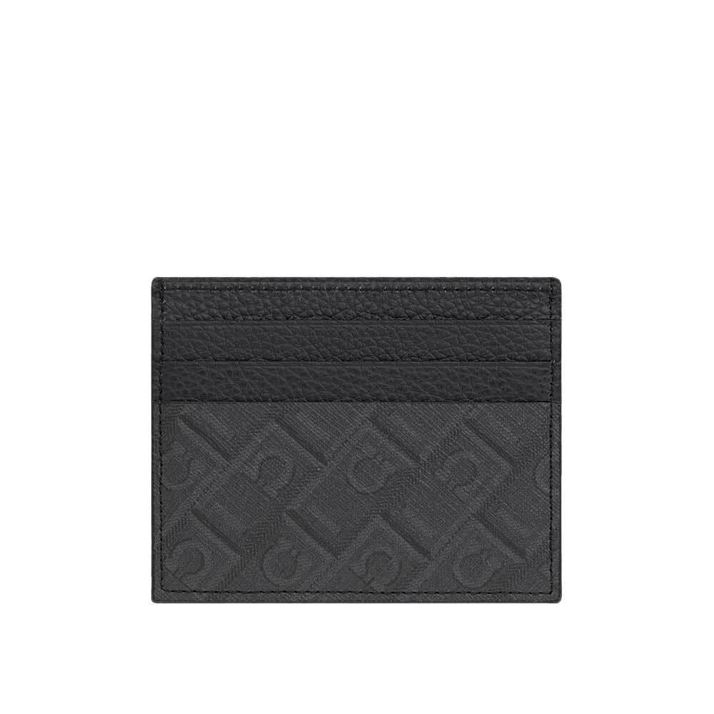 Ferragamo Monogram Leather Card Holder Wallet for Women