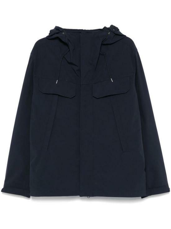 CP Company Shell-R Double Pocket Goggle Jacket Navy