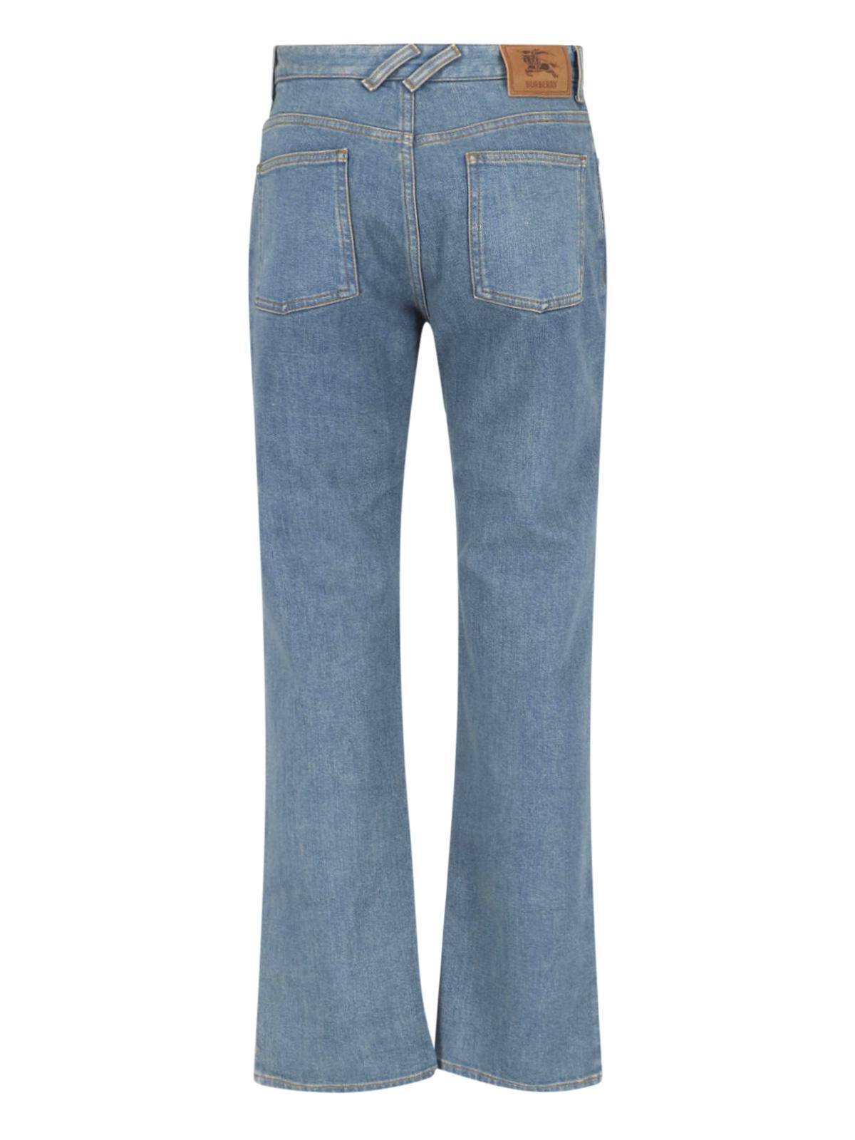 BURBERRY Blue Denim Jeans Women’s Pants
