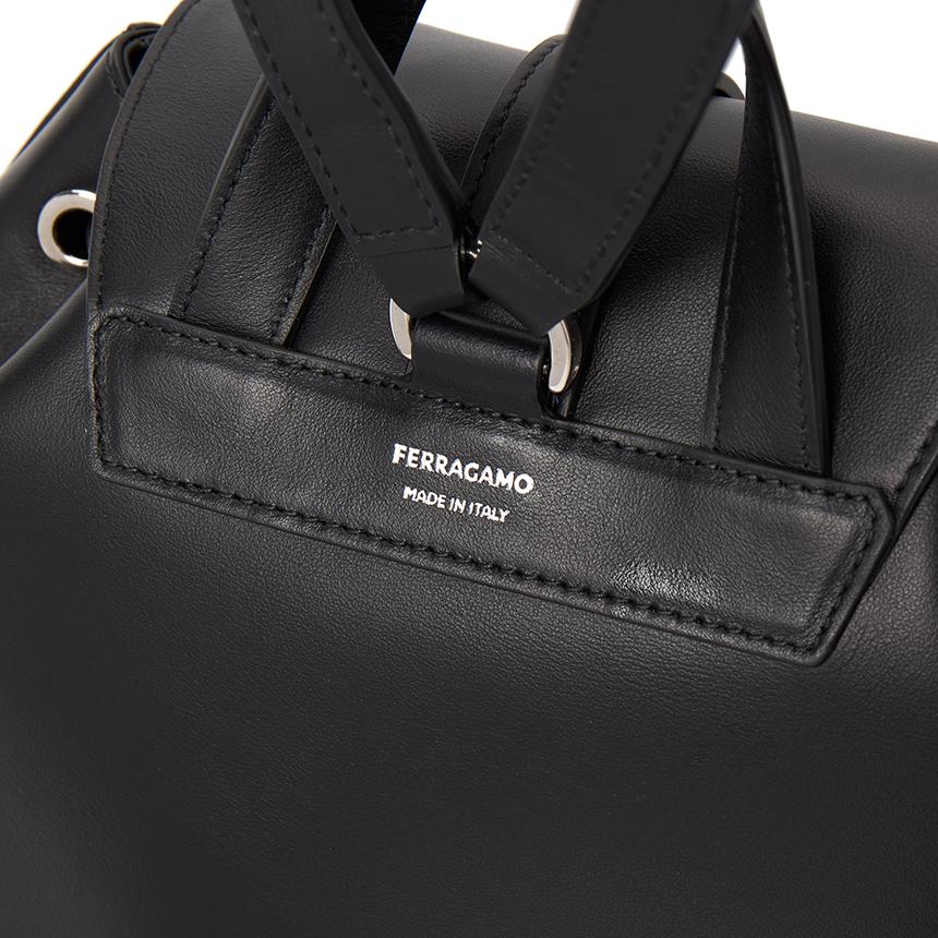 Ferragamo Women’s Leather Backpack Black