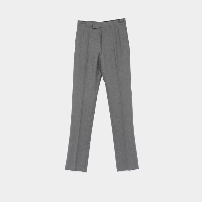 THOM BROWNE Tricolor Tab Back Strap Wool Men’s Classic Pants MTC001A 00626 035