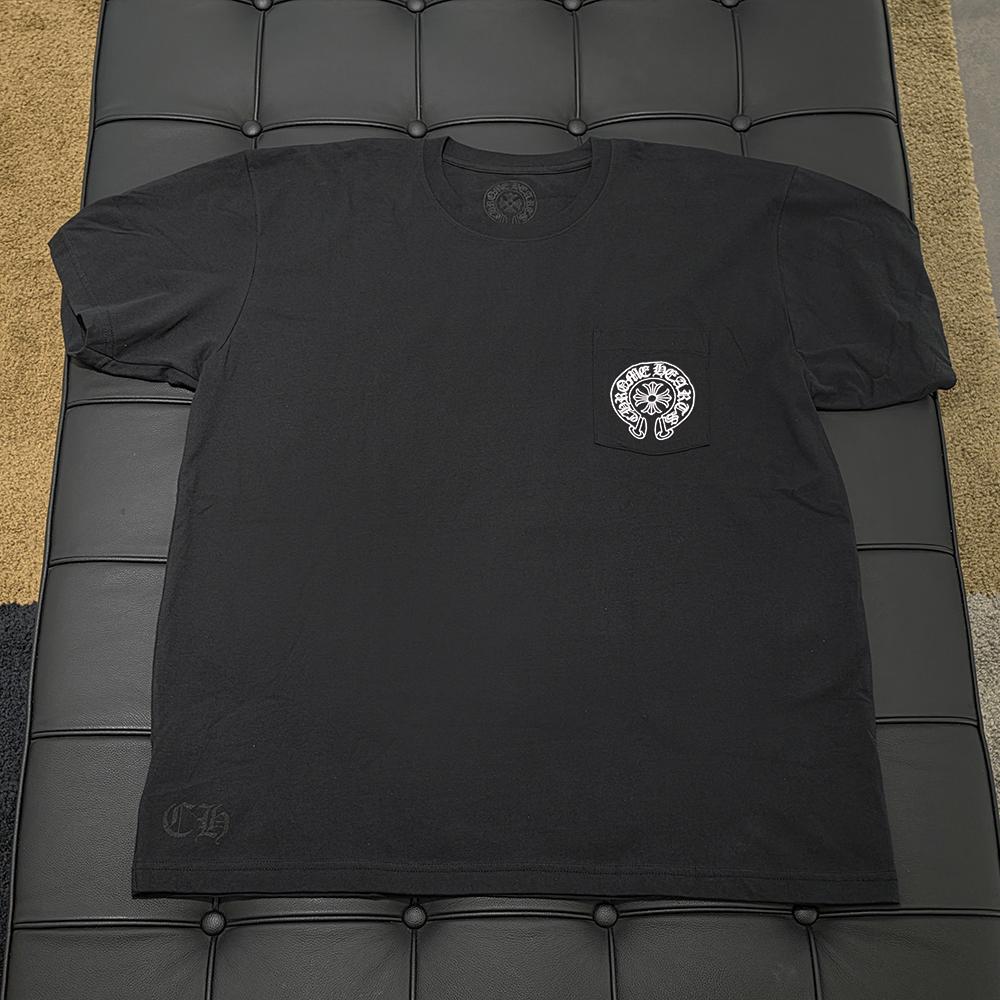 Chrome Hearts Horseshoe Short Sleeve T-Shirt Black Honolulu Unisex