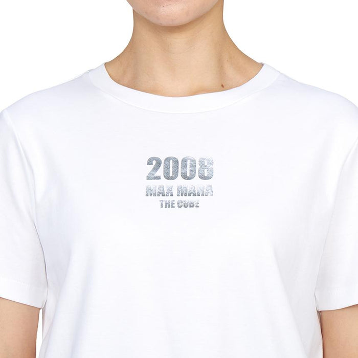 Max Mara QUIETO Short Sleeve T-Shirt White 2519971011
