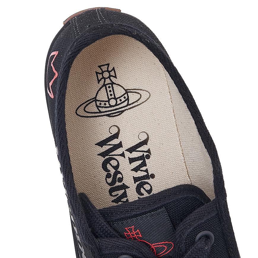 Vivienne Westwood Men’s Animal Gym Low Top Sneakers Black