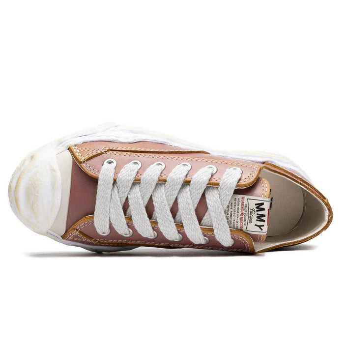 Maison Mihara Yasuhiro Hank Leather Red Unisex Low-Top Sneakers