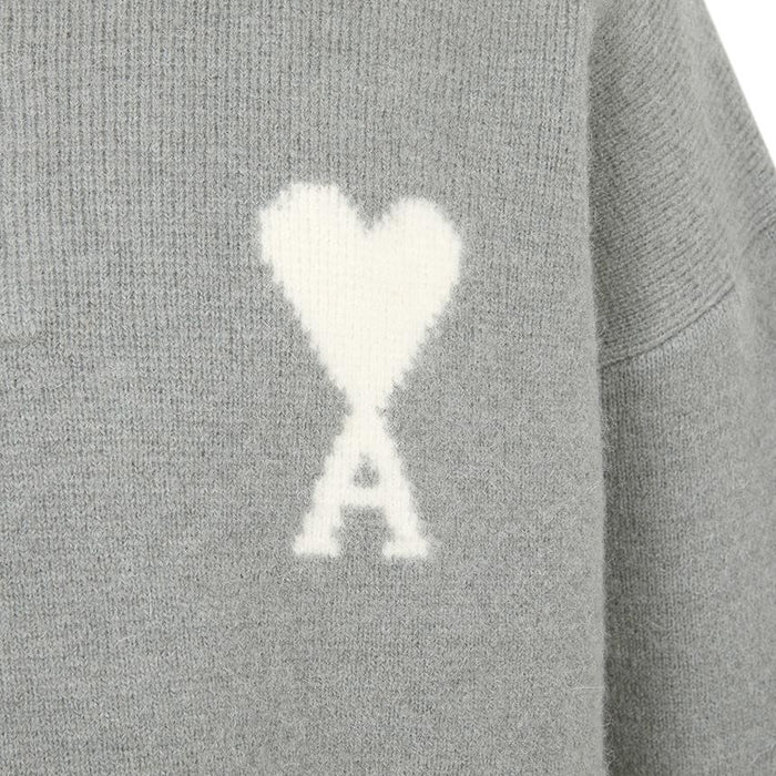 AMI Unisex Collar Knit Sweater UPL408 KN0135 058