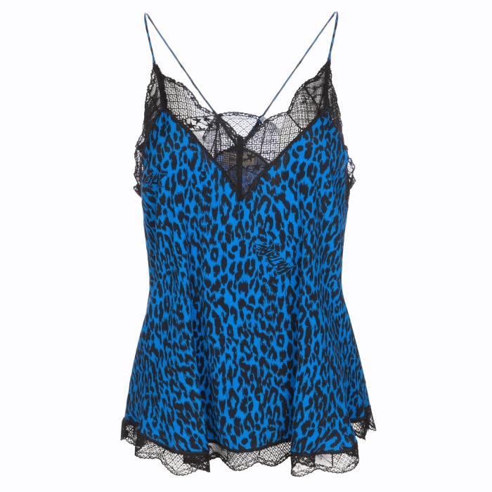 Zadig&Voltaire Leopard Print Sleeveless Top