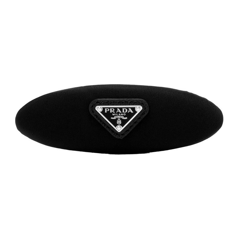 PRADA Re-Nylon Black Hair Clip Hairpin Accessory