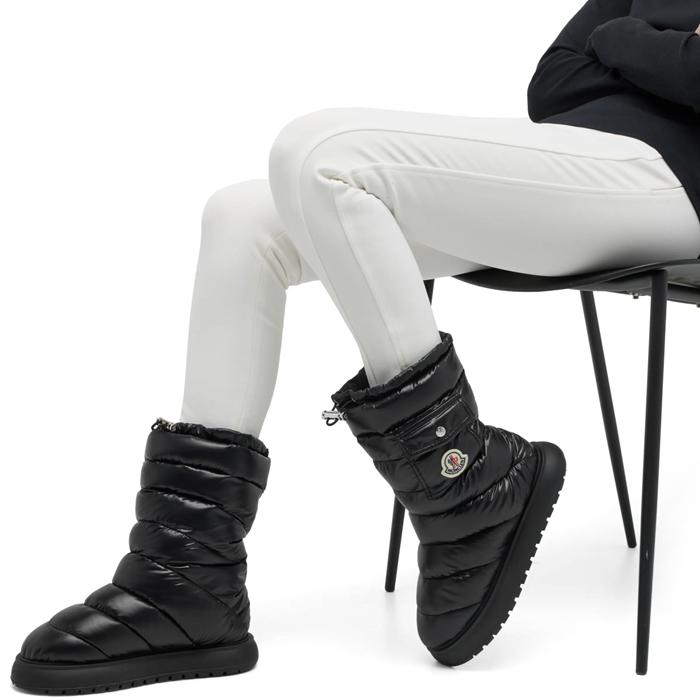 Moncler Black Gaia Down Mid Boots 4H00020 M2707 999