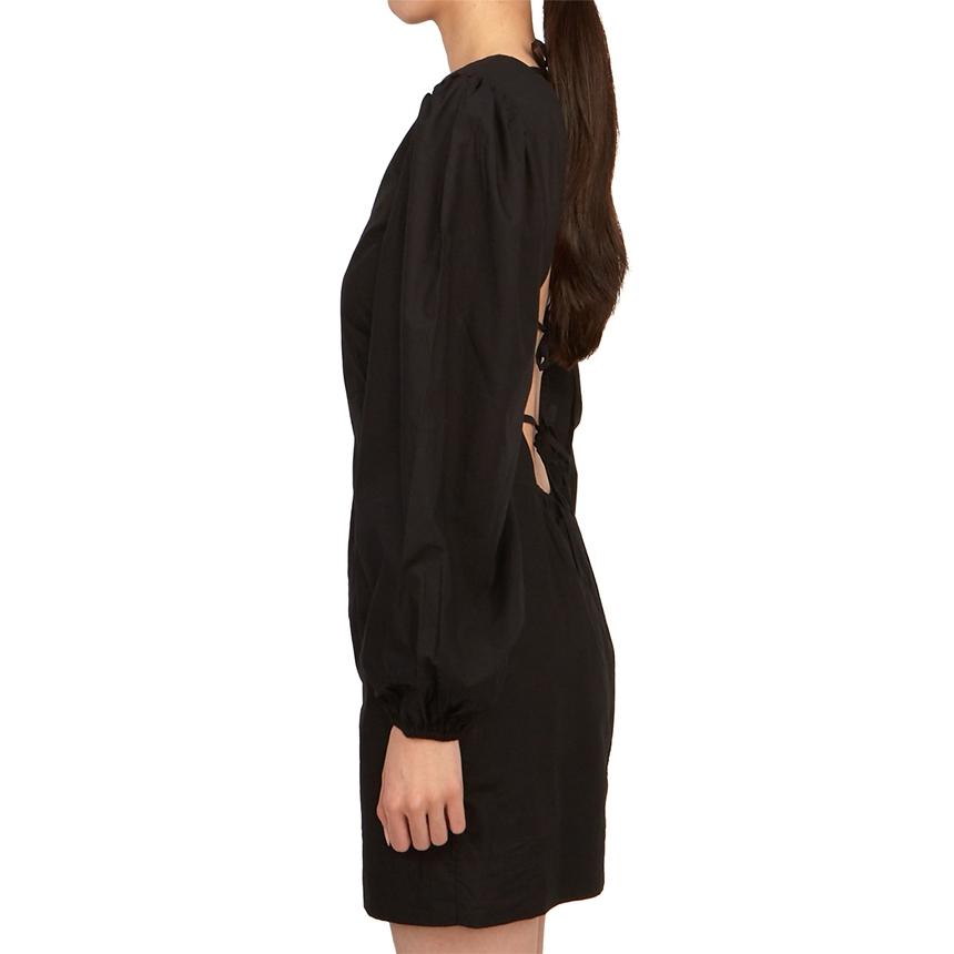 GANNI Black Mini Dress Women’s Mini Dress