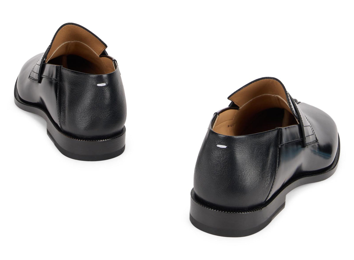 Maison Margiela Black Leather Loafers