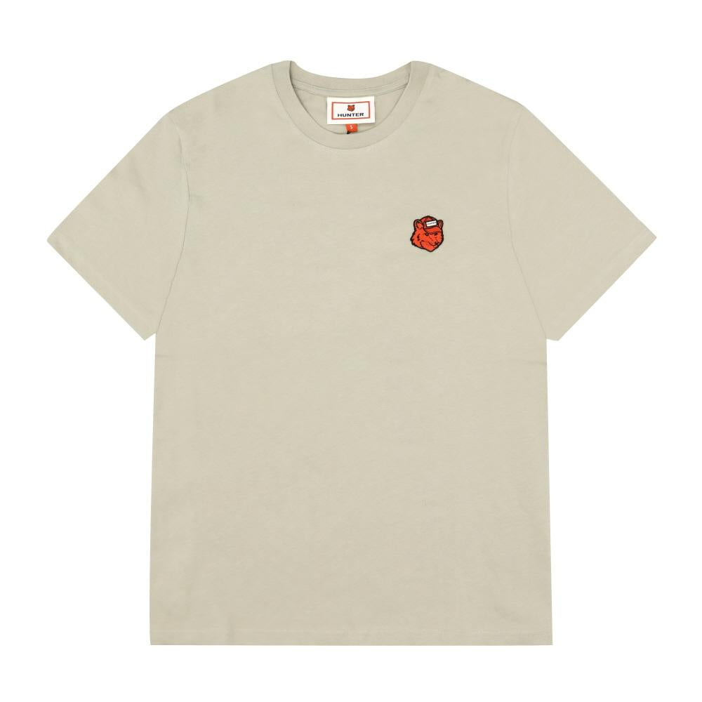 Maison Kitsune Unisex Hunter Fox Head Patch Short Sleeve T-Shirt