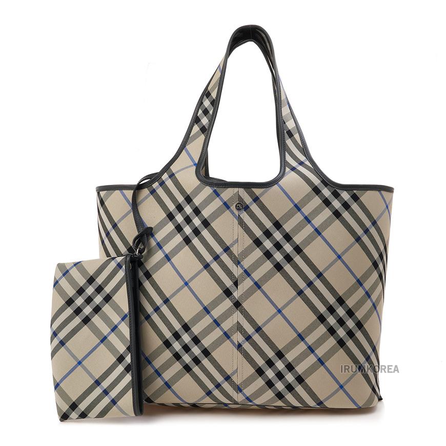 BURBERRY Women’s Medium Check Tote Bag 8105768 LL MD EW TOTE CJ1 B9629