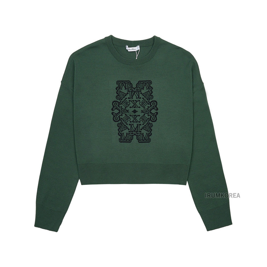 Max Mara SIR Virgin Wool Round Neck Sweater for Women 013