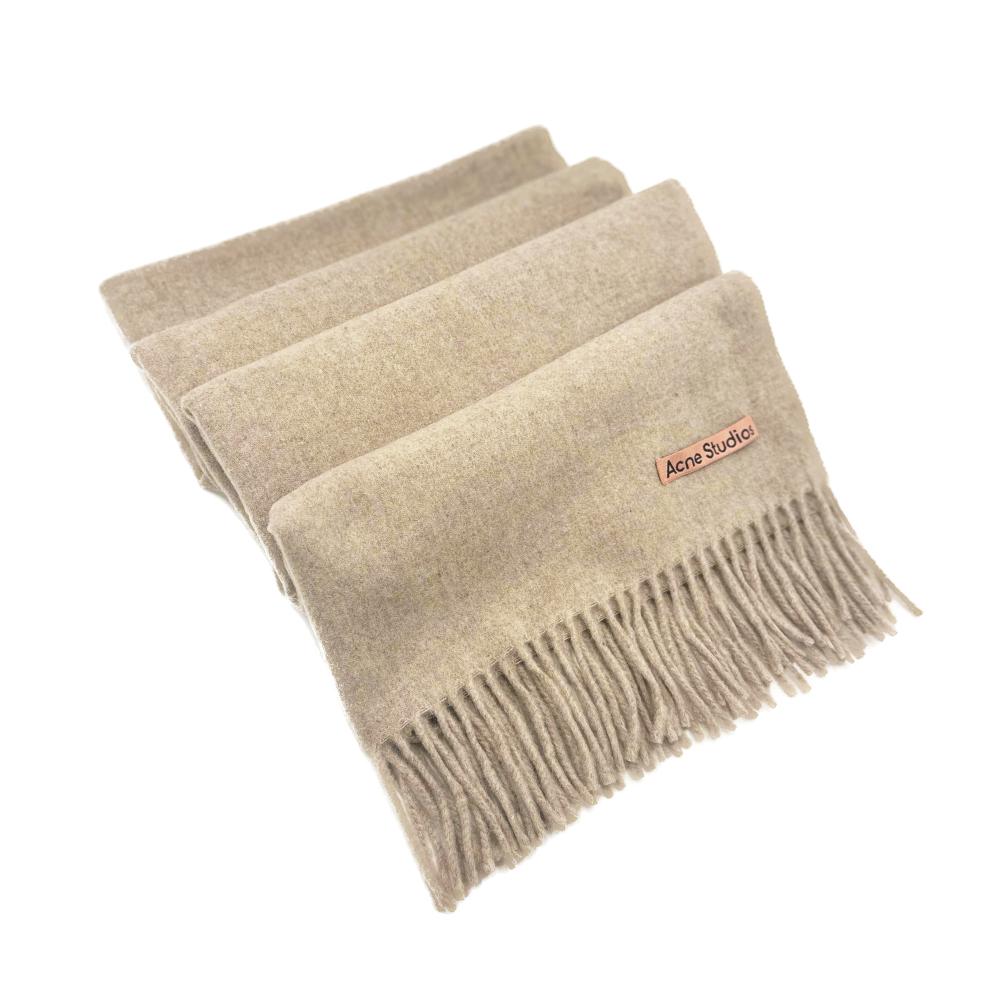 Acne Studios Canada Wide Scarf Oatmeal Melange Unisex Wool CA0209 633