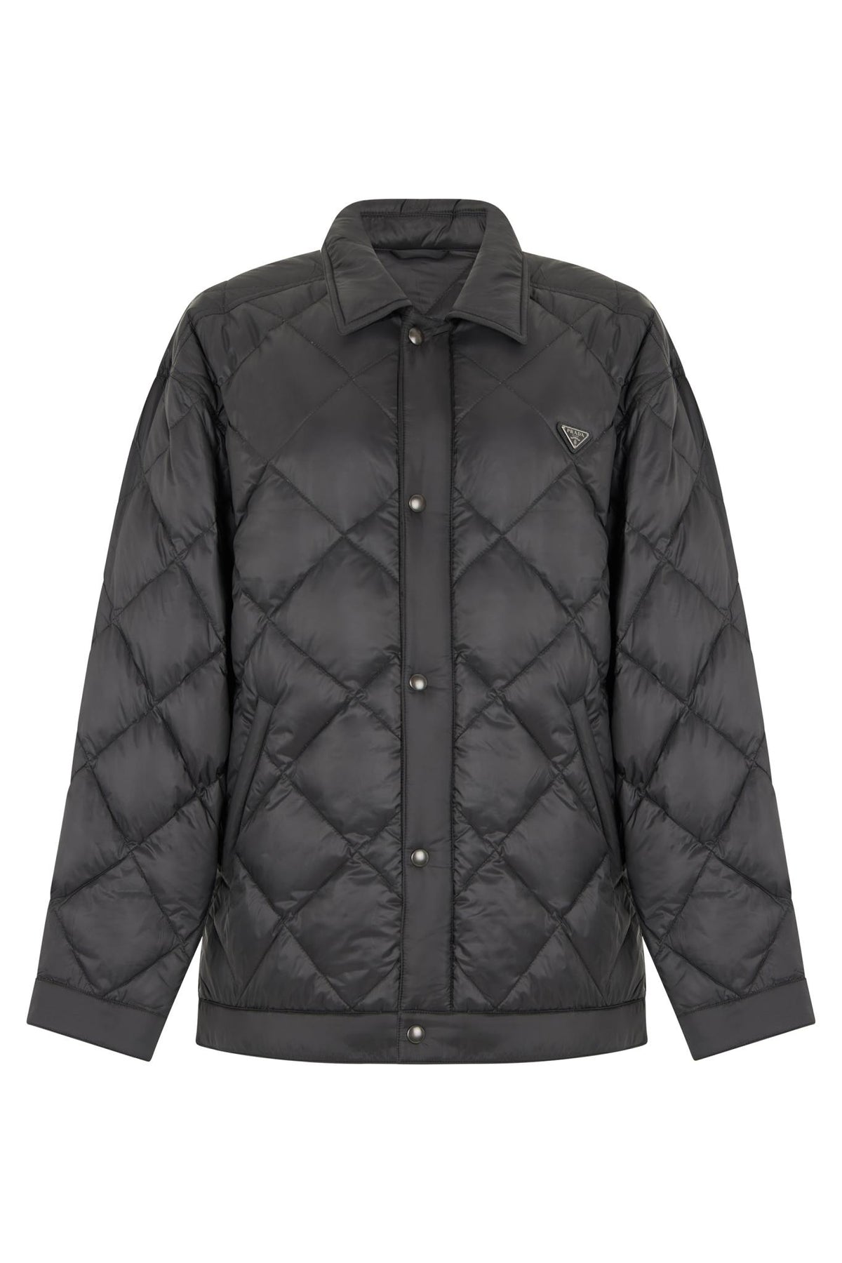 PRADA Black Down Puffer Jacket for Men
