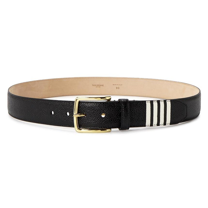 THOM BROWNE Diagonal Stripe Appliqué Classic Men’s Casual Belt