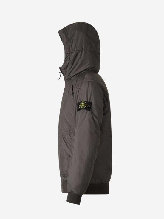 STONE ISLAND Crinkle Reps Anti-Drop Wind-Resistant Padded Jacket Navy