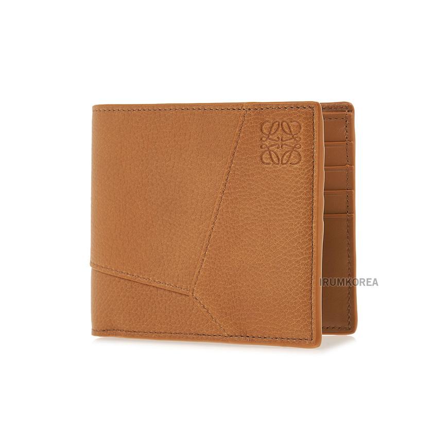 LOEWE Men’s Puzzle Bifold Wallet Leather Green C510 302X 21