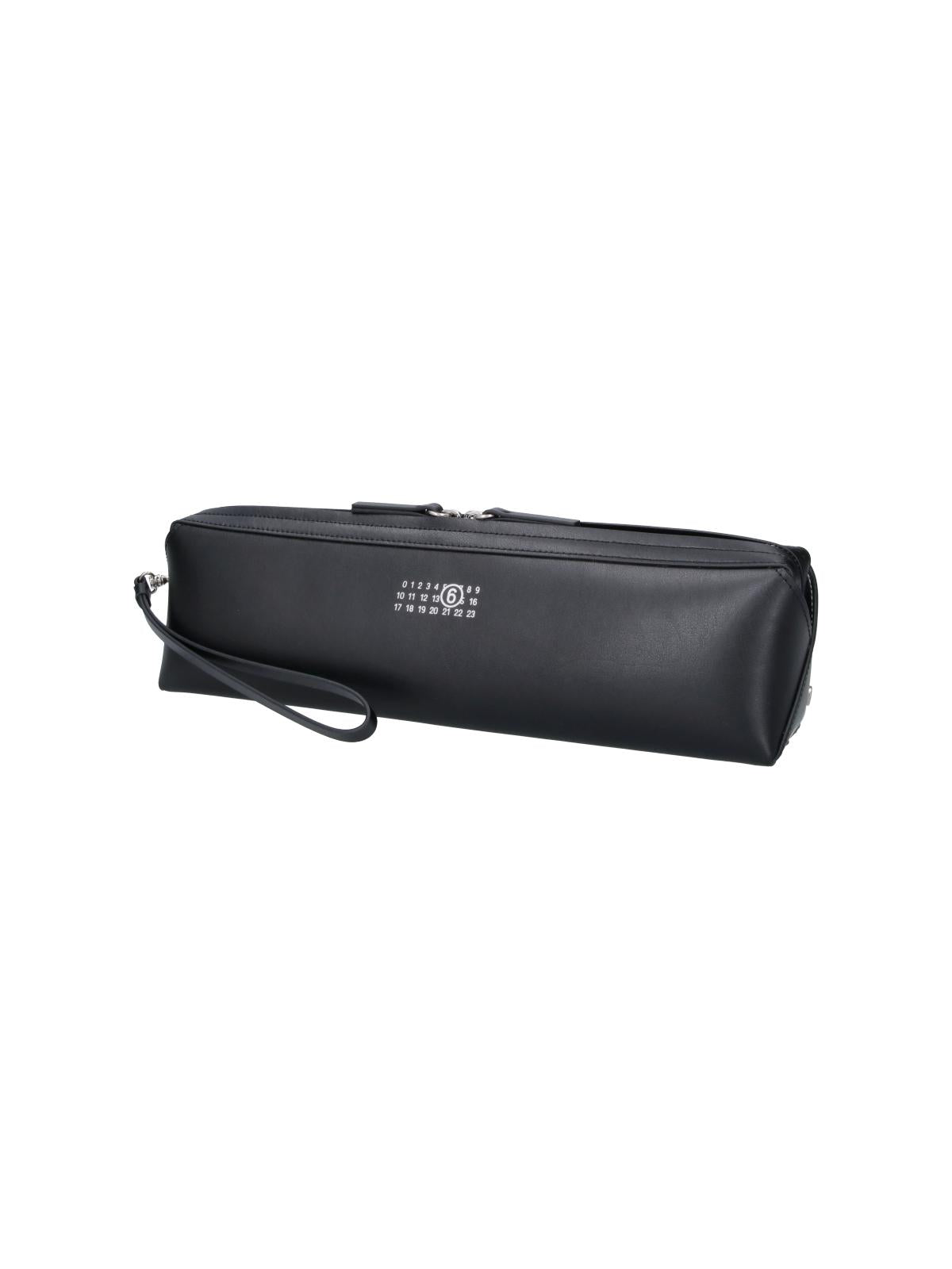 Maison Margiela Black Leather Clutch Bag