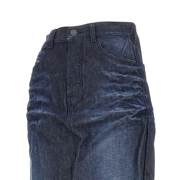 DIESEL Black Midi Skirt