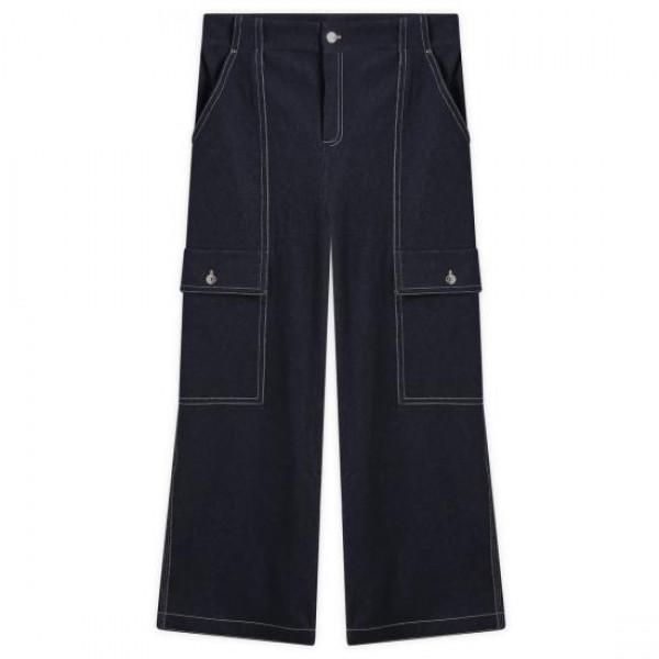 Max Mara COLLE Denim Cargo Trousers 11781028600 002