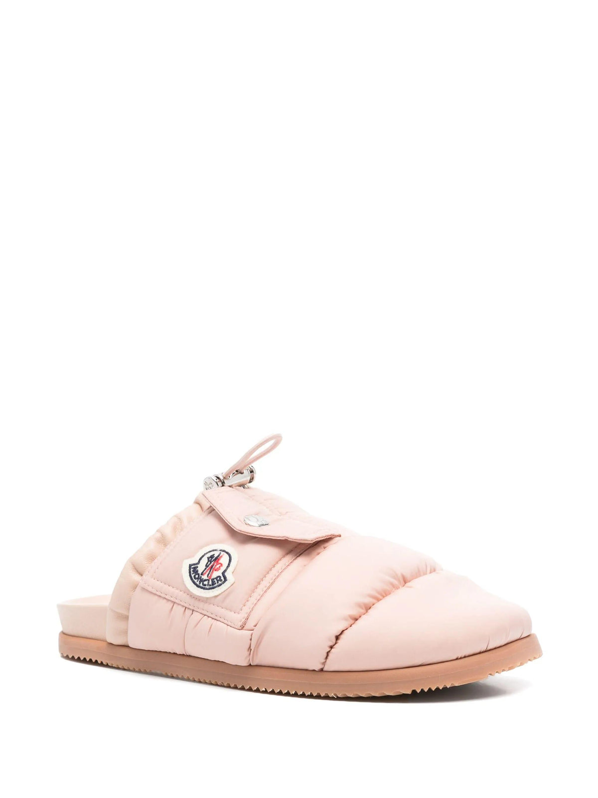 Moncler Logo Slide Sandals Women’s Black Rubber Slippers