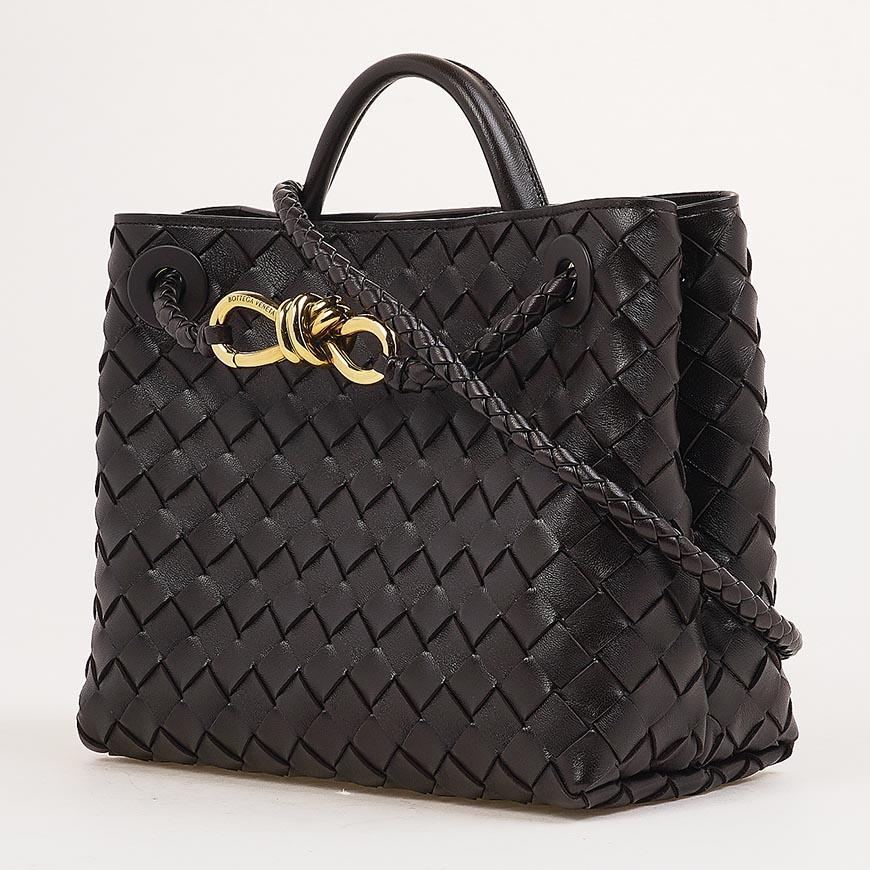 Bottega Veneta Small Andiamo Leather Tote Bag Brown Women’s