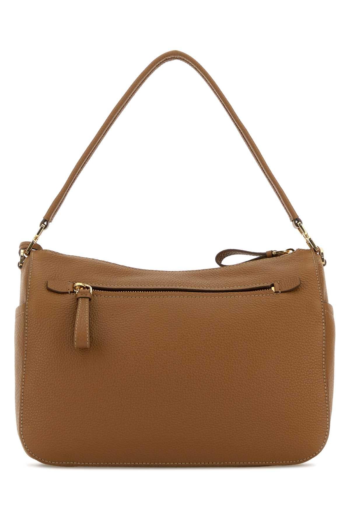 PRADA Black Vela Nylon Shoulder Bag