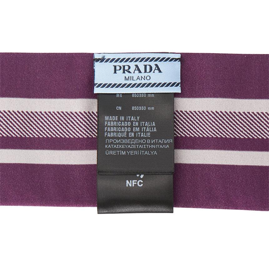 PRADA Women’s Silk Scarf 1FF008 2C81 F0203