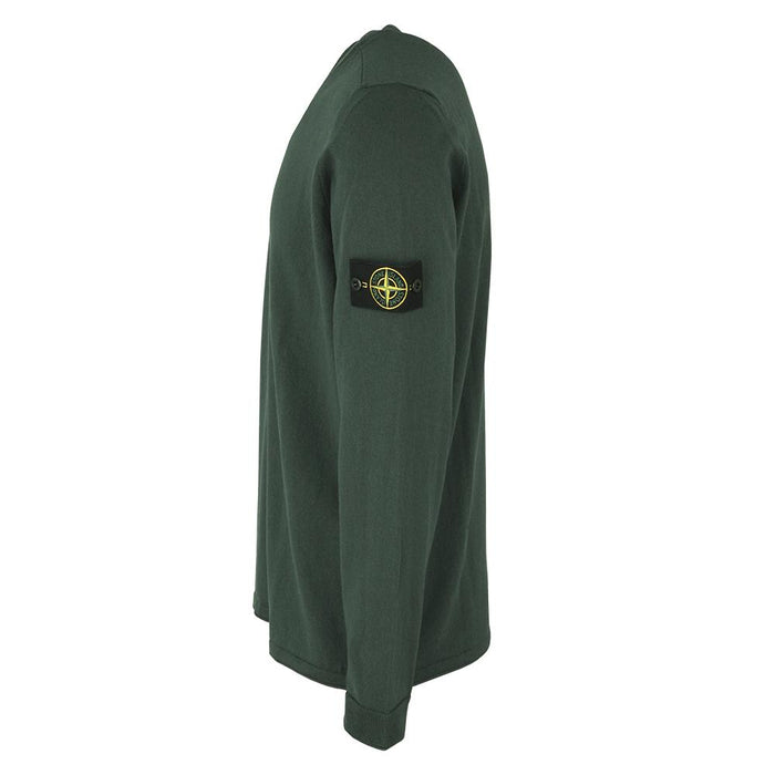 STONE ISLAND Men's Compass Patch Cotton Crewneck Sweater 1015532B9 V0053